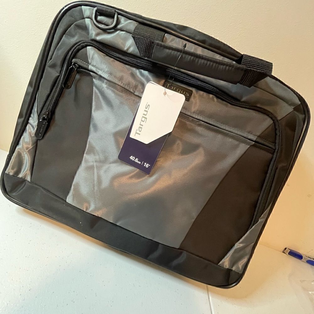 Targus 16” Citylight Topload computer bag messenger bag black gray new